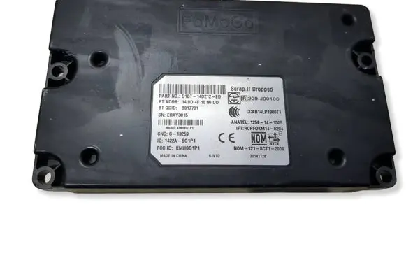 Ford Fiesta Bluetooth control unit module D1BT14D212ED 140D4F1096DD B017701