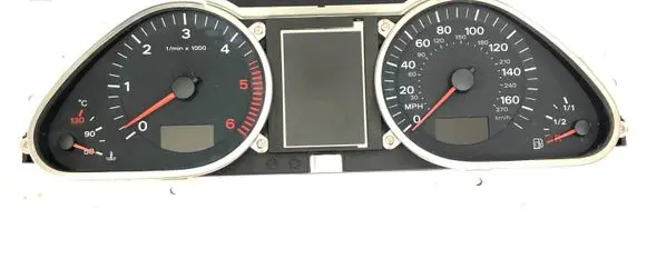 Audi A6 S6 C6 4F Speedometer (instrument cluster) 4F0920982T 4F0910930C