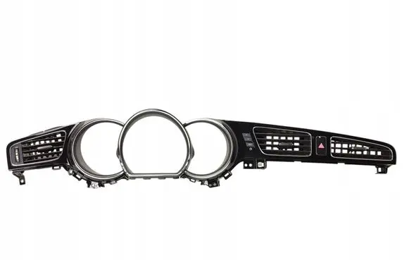 Dashboard air vent grill cover trim