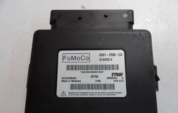 Volvo XC60 Hand brake control module 31445314 6G912598CG A2C53296349