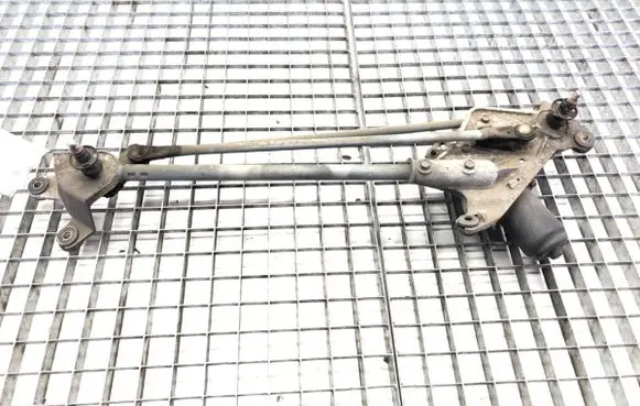 Front wiper linkage and motor