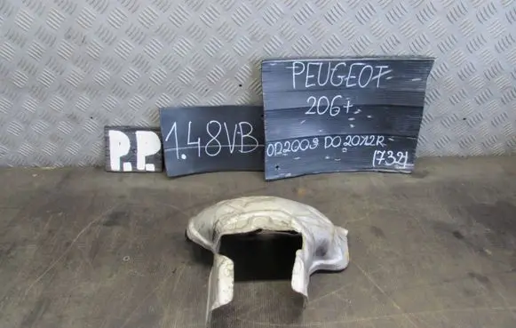 Peugeot 206 Exhaust heat shield 9651212880