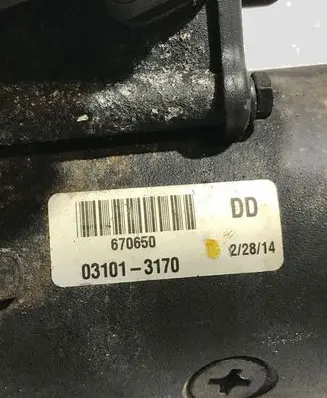 Hyundai Tucson JM Starter motor 031013170 670650