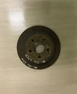 Mercedes-Benz ML W163 Rear brake disc