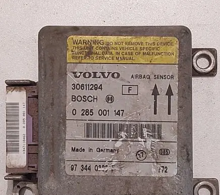 Volvo S40, V40 Airbag control unit/module 0285001147 30611294 9734403000