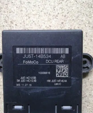 Ford Fusion II Door control unit/module JU5T14C112BB 10338816 JU5T14B534