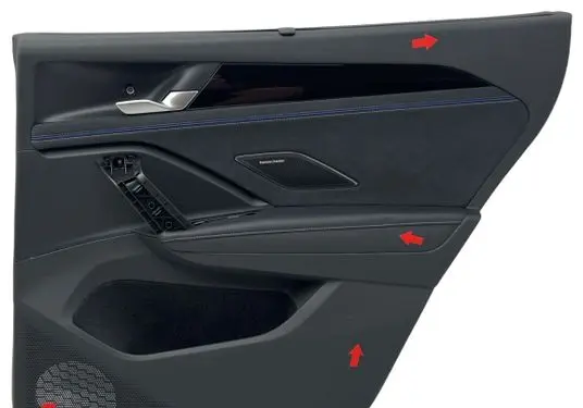 Volkswagen Tayron II Rear door card panel trim 57L867212AA