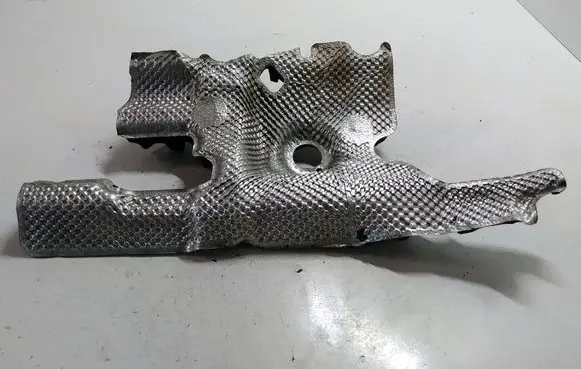 Heat shield in engine bay