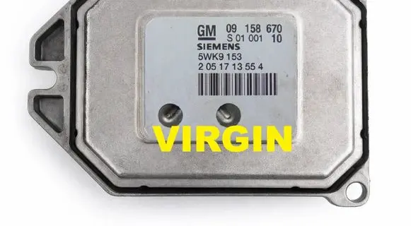 Opel Zafira A Engine control unit/module ECU 09158670 S0100110 5WK9153