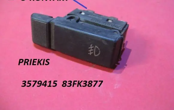 Audi 80 90 B2 Fog light switch 3579415 83FK3877