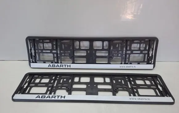 Fiat 500 Abarth Number plate surrounds holder frame S27645522