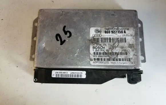 Audi A4 S4 B6 8E 8H Gearbox control unit/module 8E0927156A
