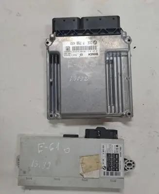 BMW 5 E60 E61 Engine ECU kit and lock set 6965050 7798412