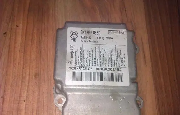 Volkswagen Golf VI Airbag control unit/module 5k0959655d 5wk44301