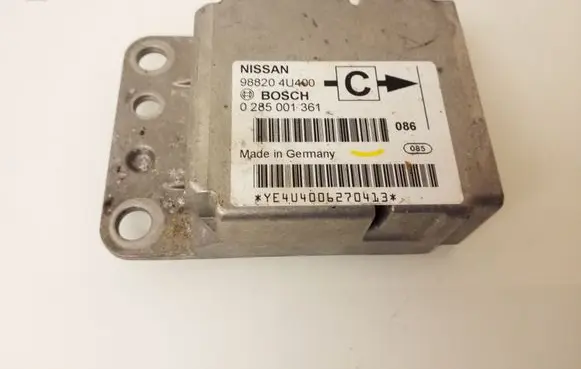 Nissan Almera Tino Airbag control unit/module 988204U400 0285001361