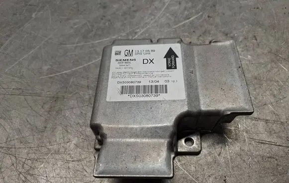 Opel Signum Airbag control unit/module 13170589