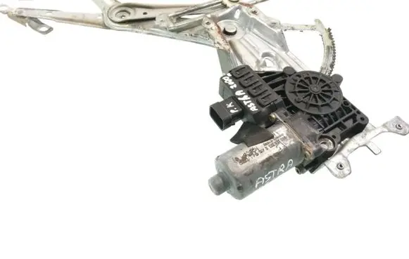 Opel Astra G Front door window regulator with motor 90521881