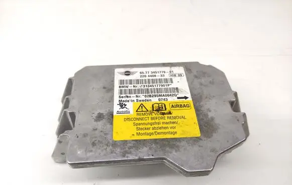 Mini One - Cooper Coupe R56 Airbag control unit/module 220440833 65773451779