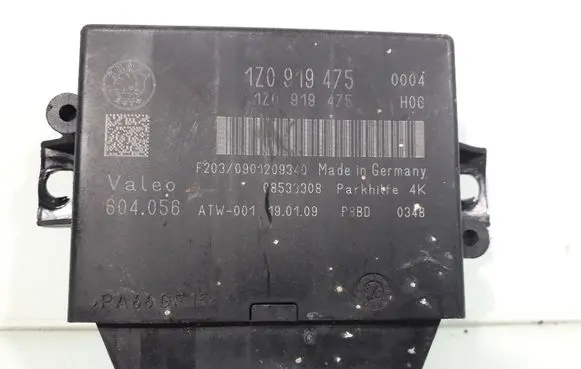 Skoda Octavia Mk2 (1Z) Parking PDC control unit/module 1Z0919475 604056