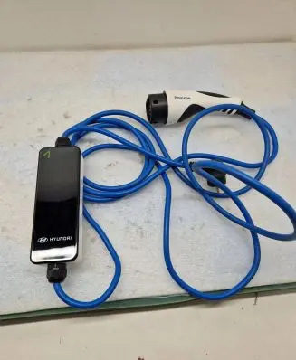 Hyundai Ioniq Electric car charging cable 