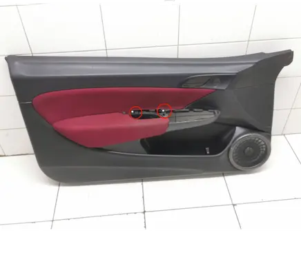 Honda Civic Front door card panel trim 83550sme010 8355asmte212blk