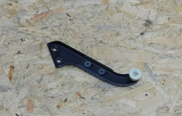 Volkswagen Multivan T5 Sliding door upper roller guide/hinge 7H0843436B