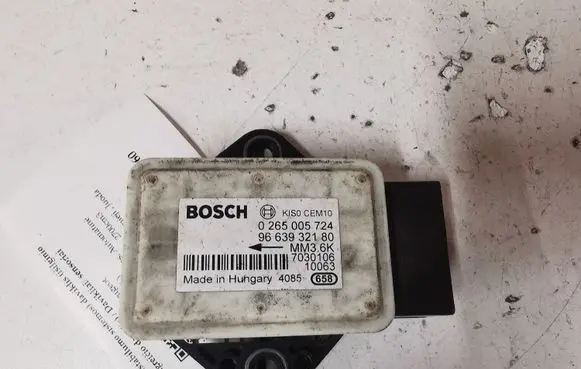 Peugeot 607 ESP acceleration yaw rate sensor 1275100464 065005724 9663932180