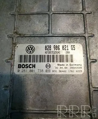 Audi A4 S4 B5 8D Engine control unit/module 028906021GS 28SA3508 0281001738