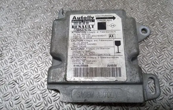 Renault Scenic I Airbag control unit/module 7700437471C