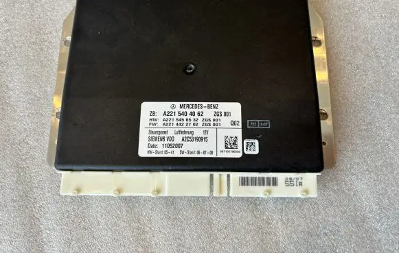 Mercedes-Benz S W221 Suspension control unit/module A2215404062 A2C53190915 A2215456502