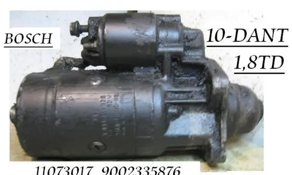 Ford Escort Starter motor 11073017 9002335876