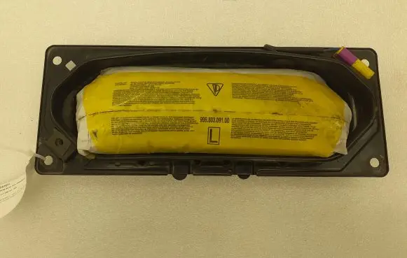 Front door airbag