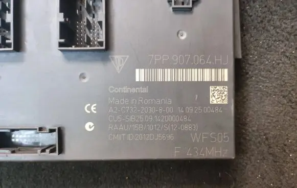 Porsche Cayenne (92A) Comfort/convenience module 7PP907064HJ A2C7322030800 2012D15696