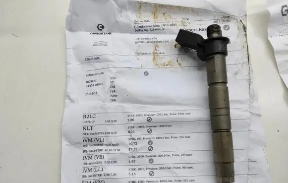 BMW 1 E82 E88 Fuel injector 0445116001
