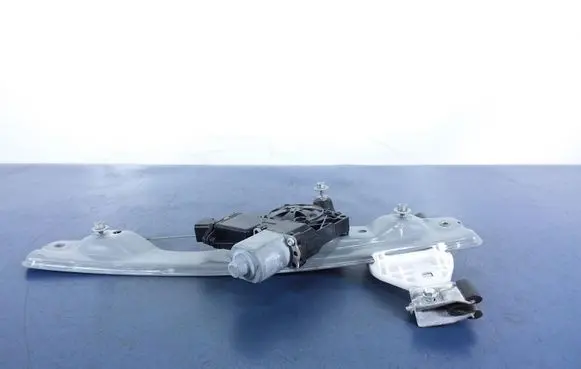 Rear door window regulator with motor