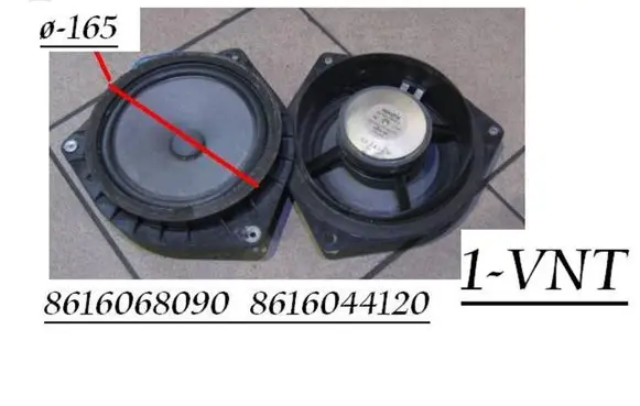Toyota Verso Front door speaker 8616068090 8616044120