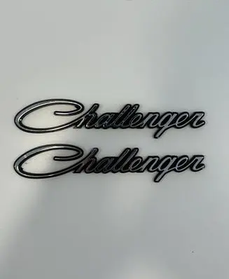 Dodge Challenger Front door emblem/model letters 