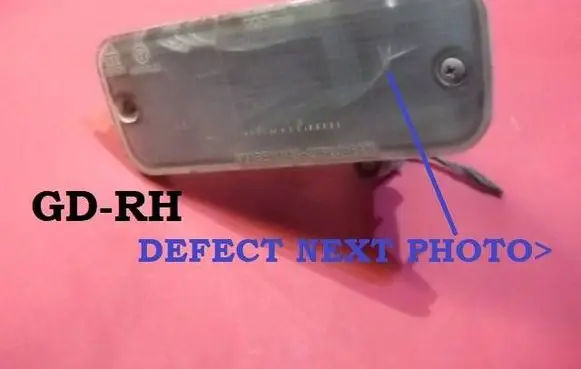 Mitsubishi Colt Rear fog light 1143216 1143218R