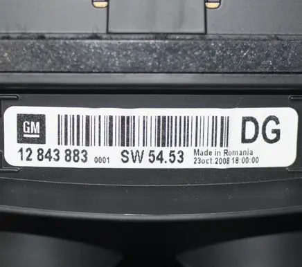 Opel Insignia A Speedometer (instrument cluster) 12843883