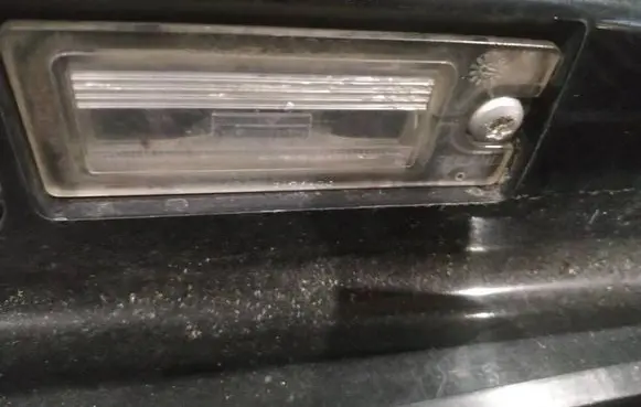 Volvo S60 Number plate light