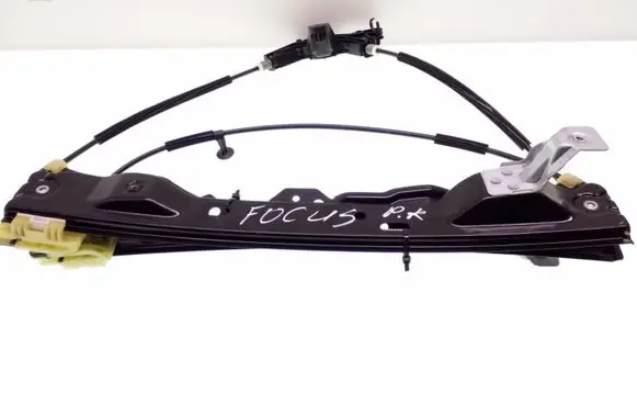 Front window lifting mechanism without motor