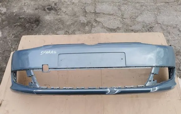 Volkswagen Sharan Front bumper 7N0807221A Zderzak przód Sharan mk2 II 2 10+ bez dziur 7N0807217E