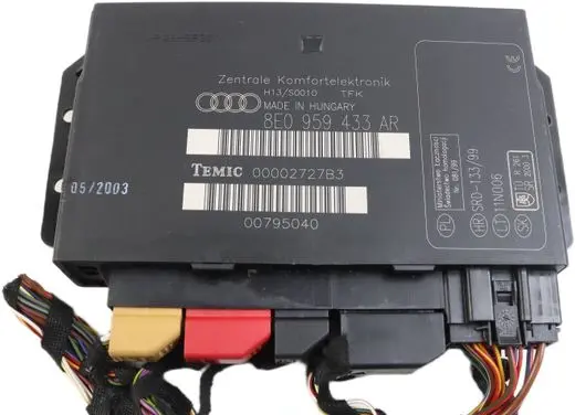 Audi A4 S4 B6 8E 8H Comfort/convenience module 8E0959433AR 00795040 00002727B3