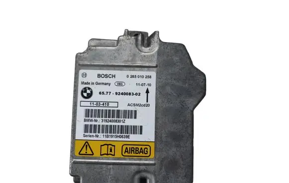 BMW X5 E70 Airbag control unit/module 6577924008302 0285010258 9240083