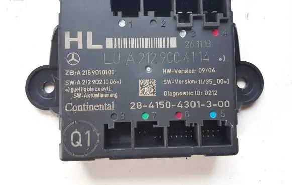 Mercedes-Benz C W204 Door control unit/module A2129004114