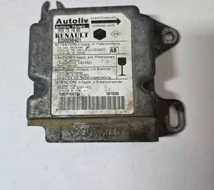 Renault Kangoo I Airbag control unit/module 8200098401 550751800 A287FH00121