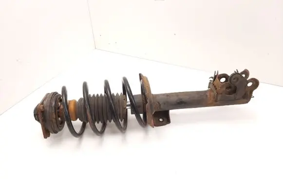 Front shock absorber with coil spring