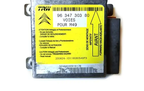 Citroen Berlingo Airbag control unit/module 9634730380
