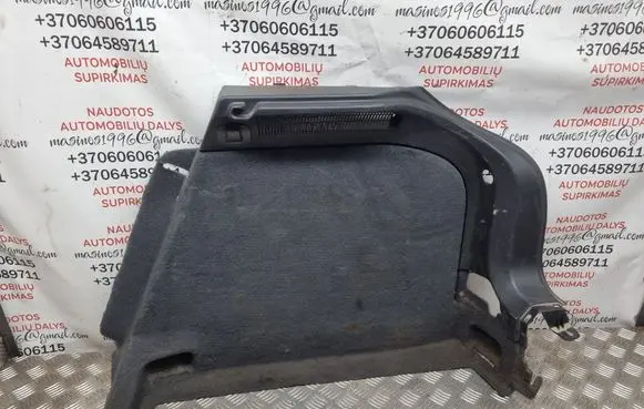Audi A3 S3 8P Trunk/boot lower side trim panel 8P3863880