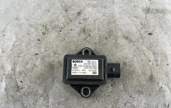Audi A8 S8 D3 4E ESP acceleration yaw rate sensor 8E0907637A 0265005245